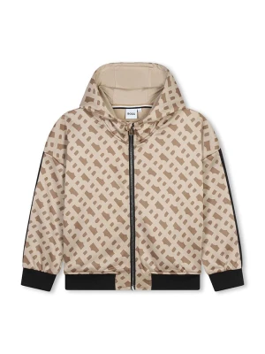 Hugo Boss Kids Bluza w kolorze beżowym rozmiar: 164