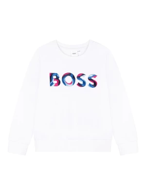 Hugo Boss Kids Bluza w kolorze białym rozmiar: 110