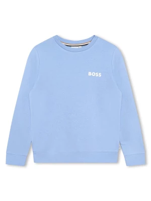 Hugo Boss Kids Bluza w kolorze błękitnym rozmiar: 140