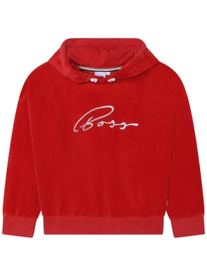 Hugo Boss Kids Bluza w kolorze czerwonym rozmiar: 128