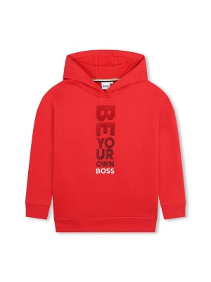 Hugo Boss Kids Bluza w kolorze czerwonym rozmiar: 128