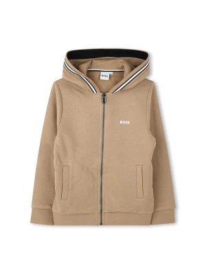 Hugo Boss Kids Bluza w kolorze jasnobrązowym rozmiar: 116