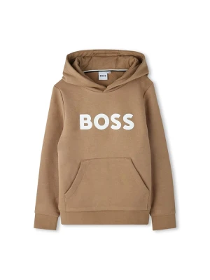 Hugo Boss Kids Bluza w kolorze jasnobrązowym rozmiar: 164