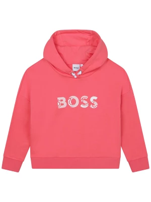 Hugo Boss Kids Bluza w kolorze różowym rozmiar: 140