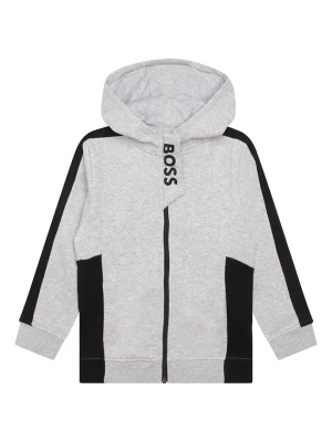 Hugo Boss Kids Bluza w kolorze szarym rozmiar: 158