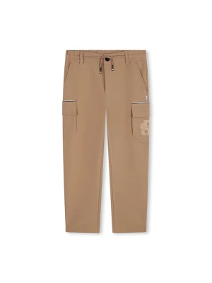 Hugo Boss Kids Bojówki w kolorze jasnobrązowym rozmiar: 164