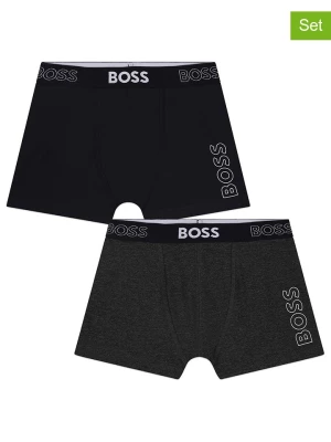 Hugo Boss Kids Bokserki (2 pary) w kolorze czarnym rozmiar: 152
