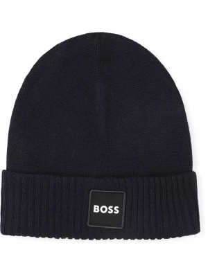 Hugo Boss Kids Czapka beanie w kolorze czarnym rozmiar: 56-58 cm