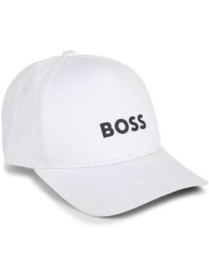 Hugo Boss Kids Czapka w kolorze białym rozmiar: 56 cm