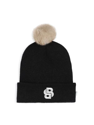 Hugo Boss Kids Czapka w kolorze czarnym rozmiar: 176