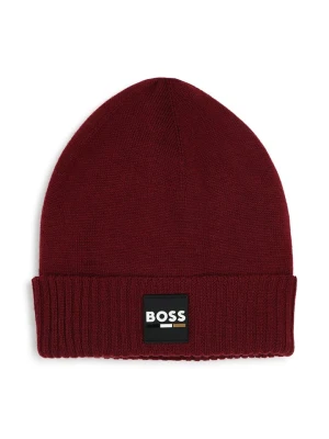 Hugo Boss Kids Czapka w kolorze czerwonym rozmiar: 116-152