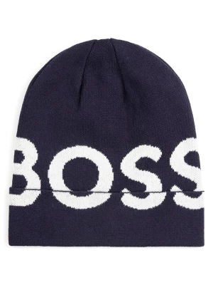 Hugo Boss Kids Czapka w kolorze granatowym rozmiar: 52-54 cm