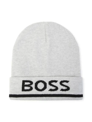 Hugo Boss Kids Czapka w kolorze szarym rozmiar: 116-152