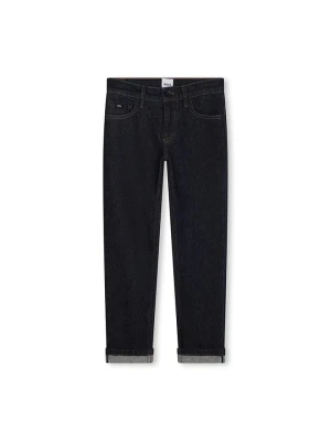 Hugo Boss Kids Dżinsy - Regular fit - w kolorze granatowym rozmiar: 140