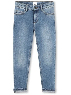 Hugo Boss Kids Dżinsy - Regular fit - w kolorze niebieskim rozmiar: 152