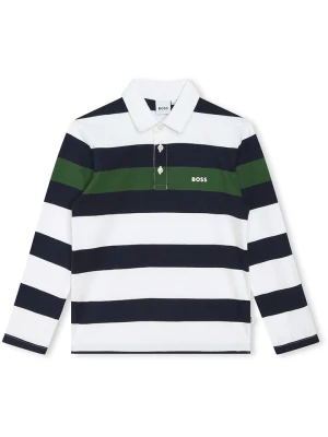 Hugo Boss Kids Koszulka polo w kolorze białym rozmiar: 152