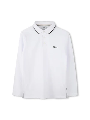 Hugo Boss Kids Koszulka polo w kolorze białym rozmiar: 164