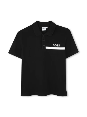 Hugo Boss Kids Koszulka polo w kolorze czarnym rozmiar: 152