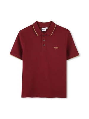 Hugo Boss Kids Koszulka polo w kolorze czerwonym rozmiar: 176
