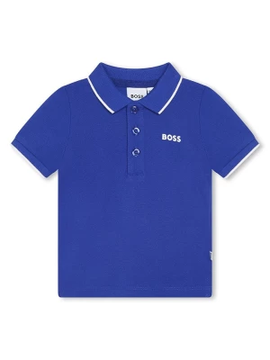 Hugo Boss Kids Koszulka polo w kolorze niebieskim rozmiar: 92