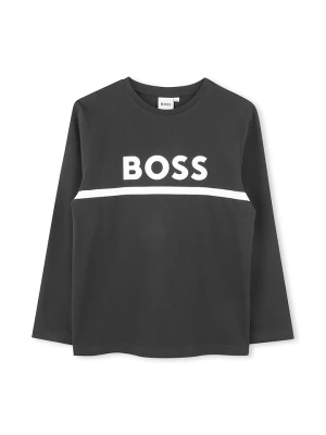 Hugo Boss Kids Koszulka w kolorze antracytowym rozmiar: 140