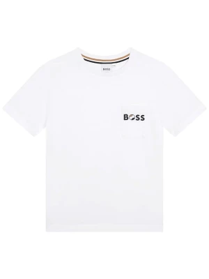 Hugo Boss Kids Koszulka w kolorze białym rozmiar: 164