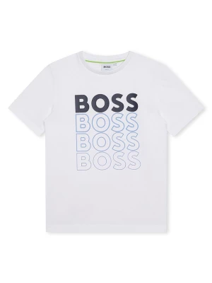 Hugo Boss Kids Koszulka w kolorze białym rozmiar: 110