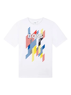 Hugo Boss Kids Koszulka w kolorze białym rozmiar: 128
