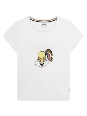 Hugo Boss Kids Koszulka w kolorze białym rozmiar: 152