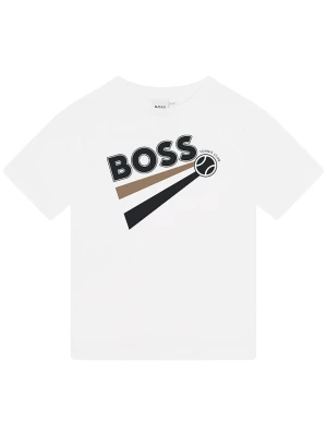 Hugo Boss Kids Koszulka w kolorze białym rozmiar: 140