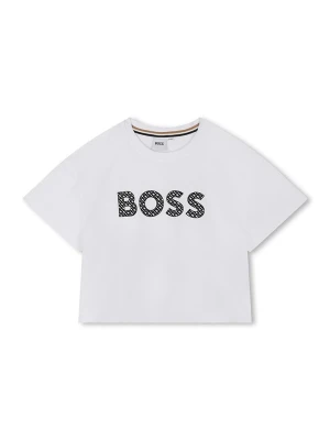 Hugo Boss Kids Koszulka w kolorze białym rozmiar: 176