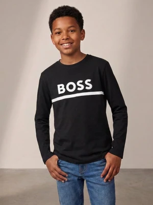 Hugo Boss Kids Koszulka w kolorze czarnym rozmiar: 104