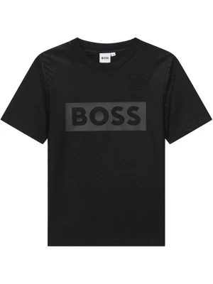 Hugo Boss Kids Koszulka w kolorze czarnym rozmiar: 140