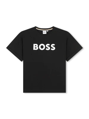 Hugo Boss Kids Koszulka w kolorze czarnym rozmiar: 128