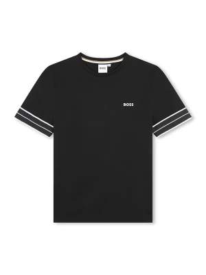 Hugo Boss Kids Koszulka w kolorze czarnym rozmiar: 128