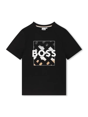 Hugo Boss Kids Koszulka w kolorze czarnym rozmiar: 128