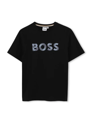 Hugo Boss Kids Koszulka w kolorze czarnym rozmiar: 140