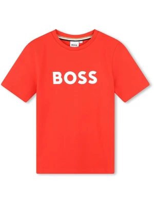 Hugo Boss Kids Koszulka w kolorze czerwonym rozmiar: 116