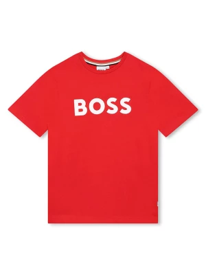 Hugo Boss Kids Koszulka w kolorze czerwonym rozmiar: 164