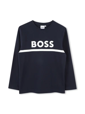 Hugo Boss Kids Koszulka w kolorze granatowym rozmiar: 152