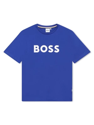 Hugo Boss Kids Koszulka w kolorze niebieskim rozmiar: 164