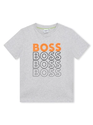 Hugo Boss Kids Koszulka w kolorze szarym rozmiar: 116