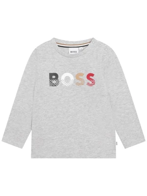 Hugo Boss Kids Koszulka w kolorze szarym rozmiar: 92