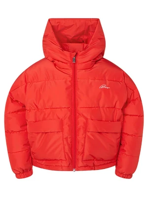 Hugo Boss Kids Kurtka pikowana w kolorze czerwonym rozmiar: 158