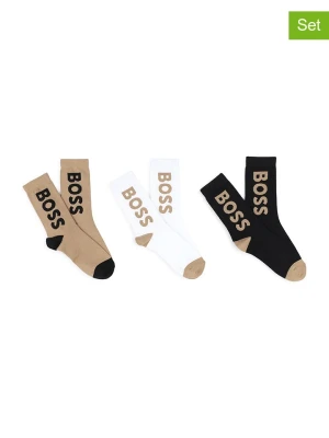Hugo Boss Kids Skarpety (3 pary) ze wzorem rozmiar: 27