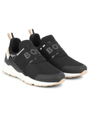 Hugo Boss Kids Skórzane sneakersy w kolorze czarnym rozmiar: 38