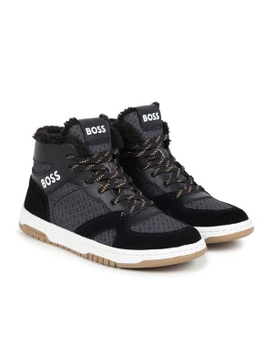 Hugo Boss Kids Sneakersy "Pelotas" w kolorze granatowo-czarnym rozmiar: 36