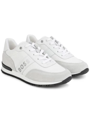Hugo Boss Kids Sneakersy w kolorze biało-szarym rozmiar: 38