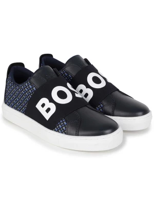 Hugo Boss Kids Sneakersy w kolorze czarno-niebieskim rozmiar: 35