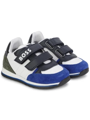 Hugo Boss Kids Sneakersy w kolorze granatowo-biało-oliwkowym rozmiar: 29